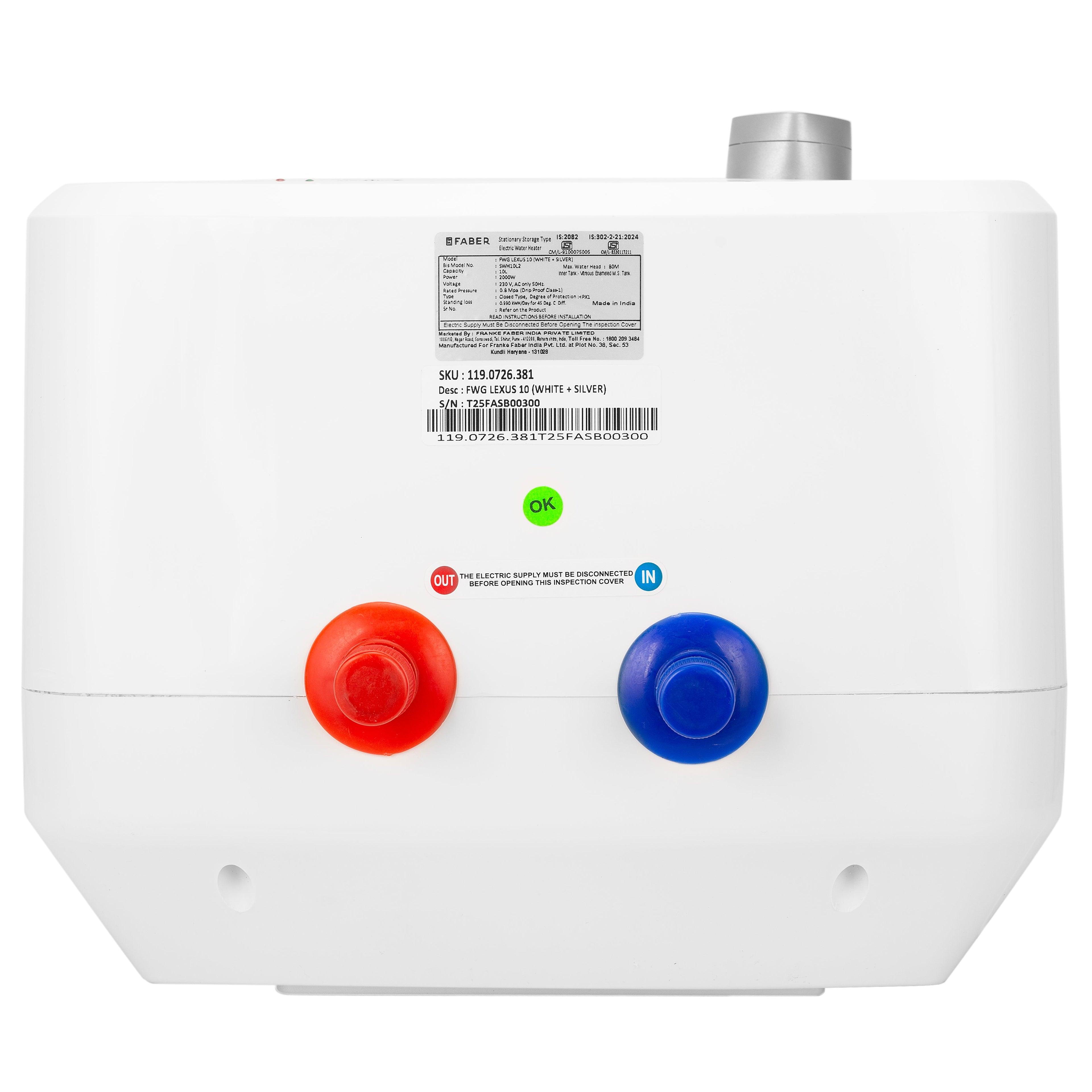 LEXUS 10 (White + Silver)