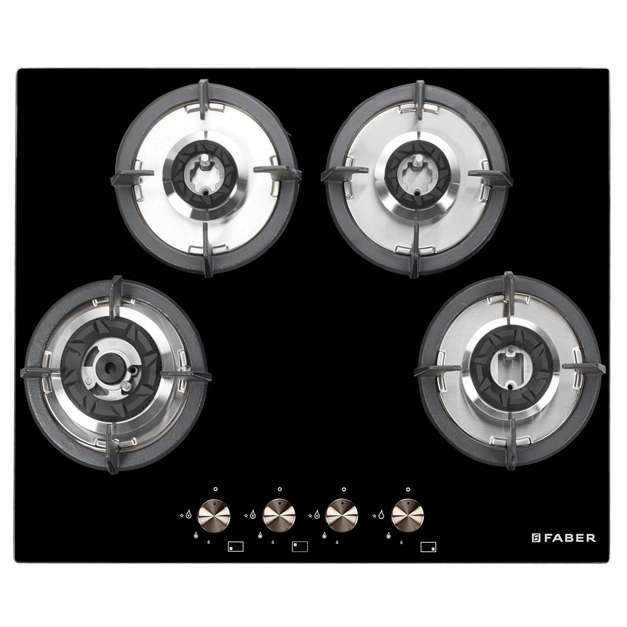 Best 4 Brass Burner With Black Enamel Coating