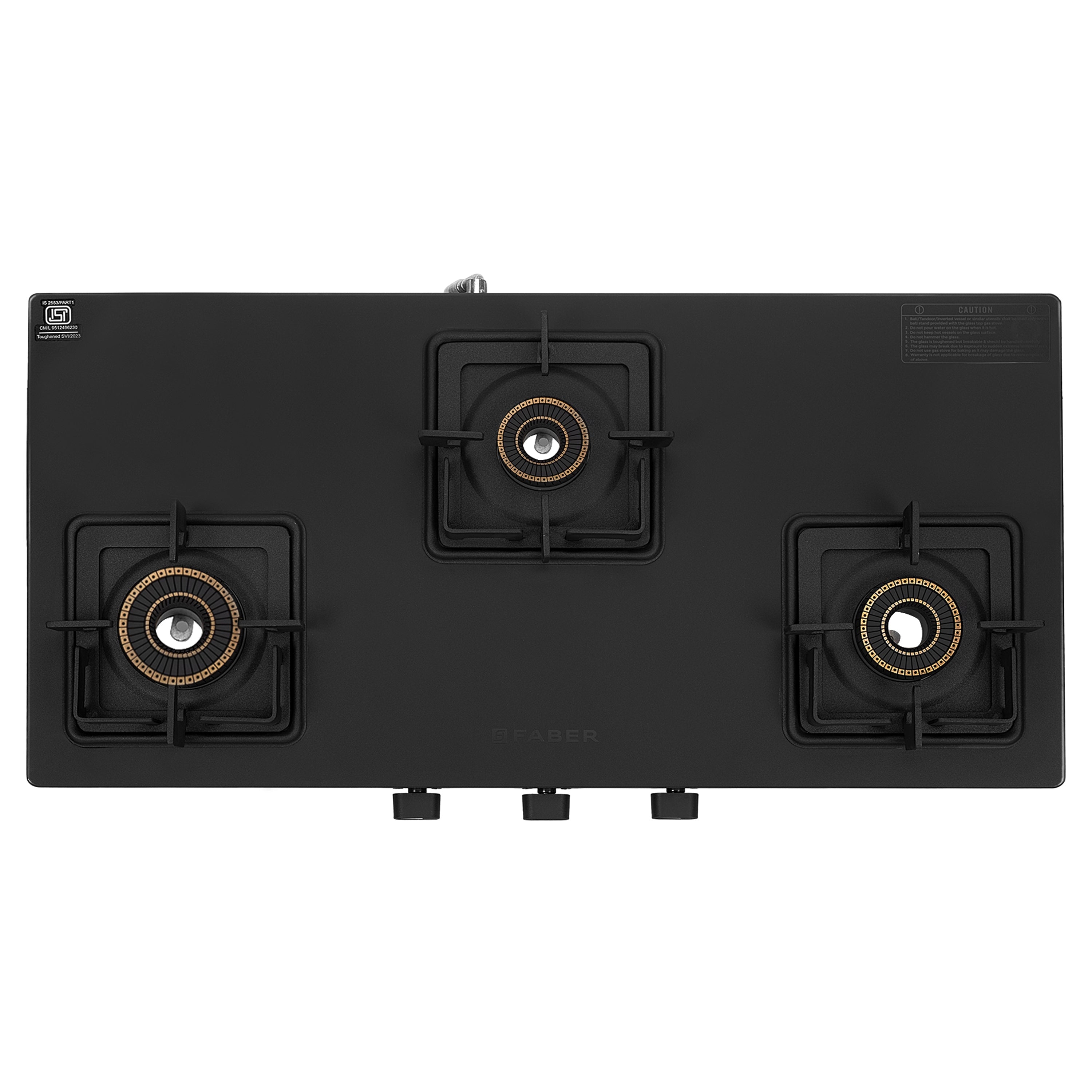 COOKTOP BLOSSOM 3BB BK CI