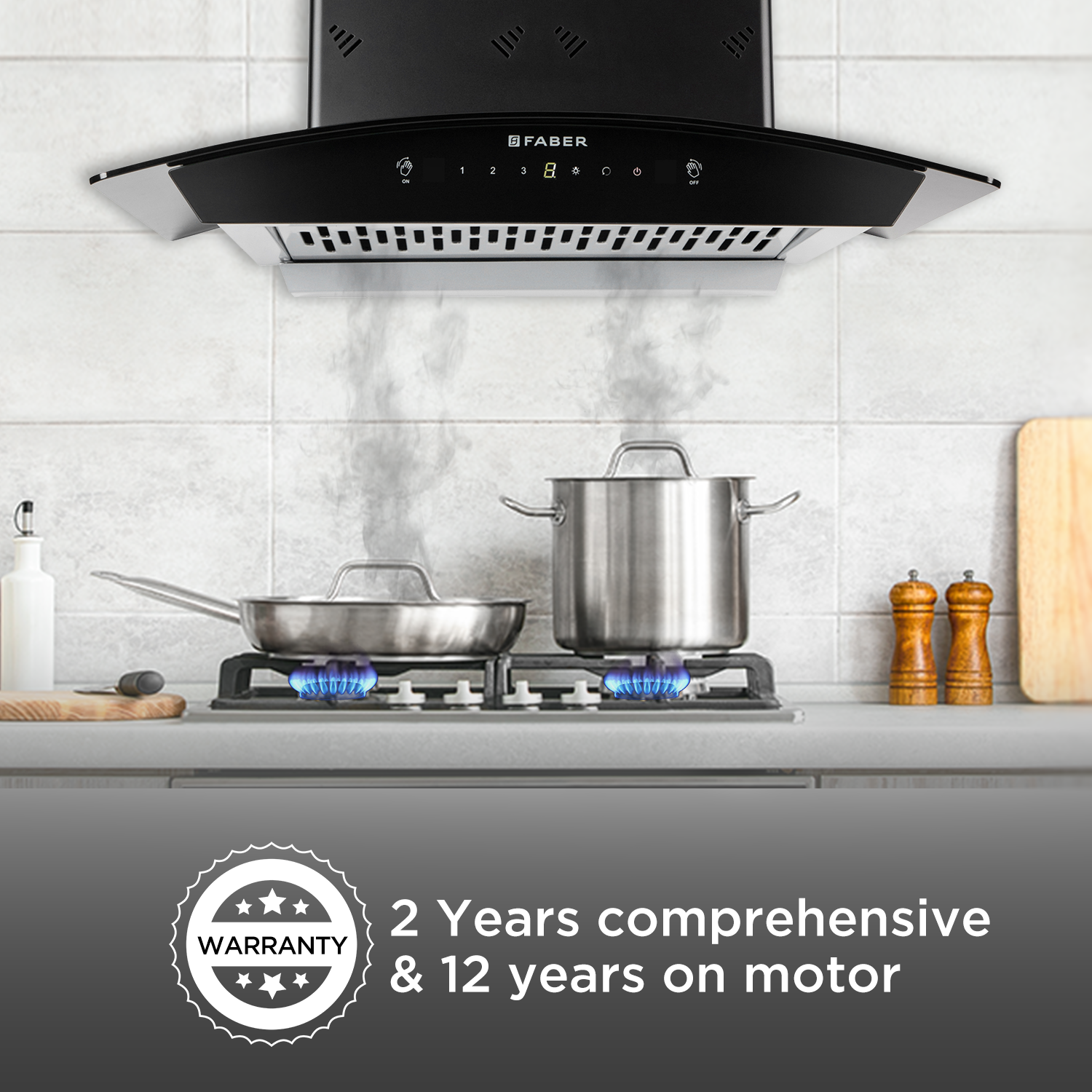 Buy Buffle Filter 60cm Autoclean Kitchen Chimney