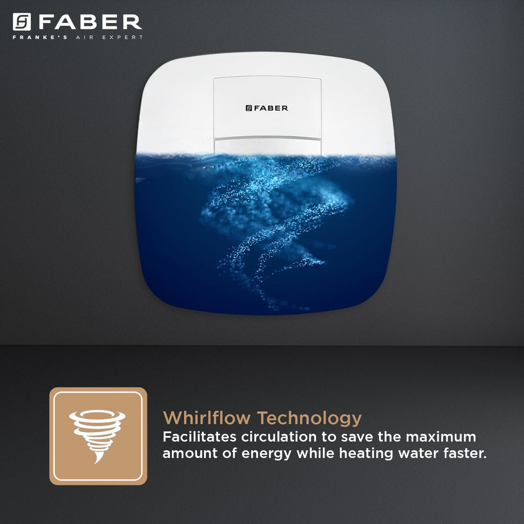 Titanium Enamel Tank Water Geyser