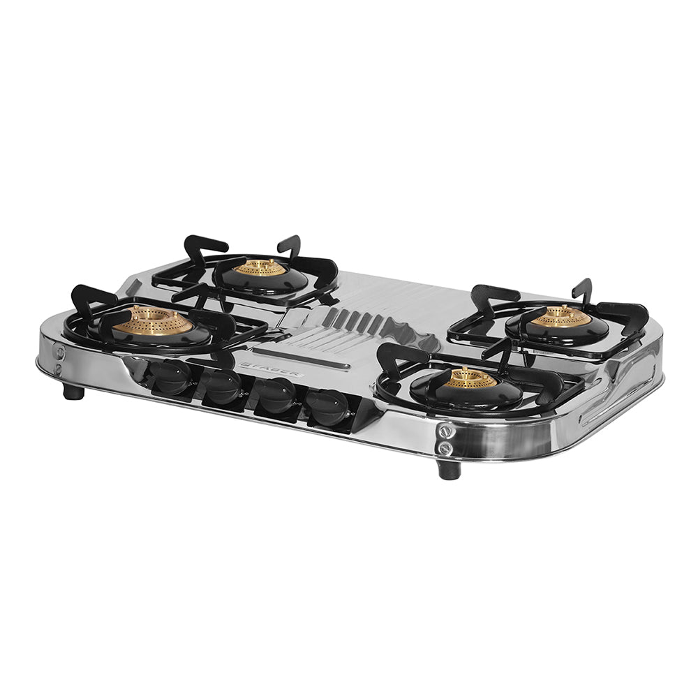 4 burner gas stove faber