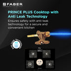 HOB COOKTOP PRINCE PLUS 4BB BK