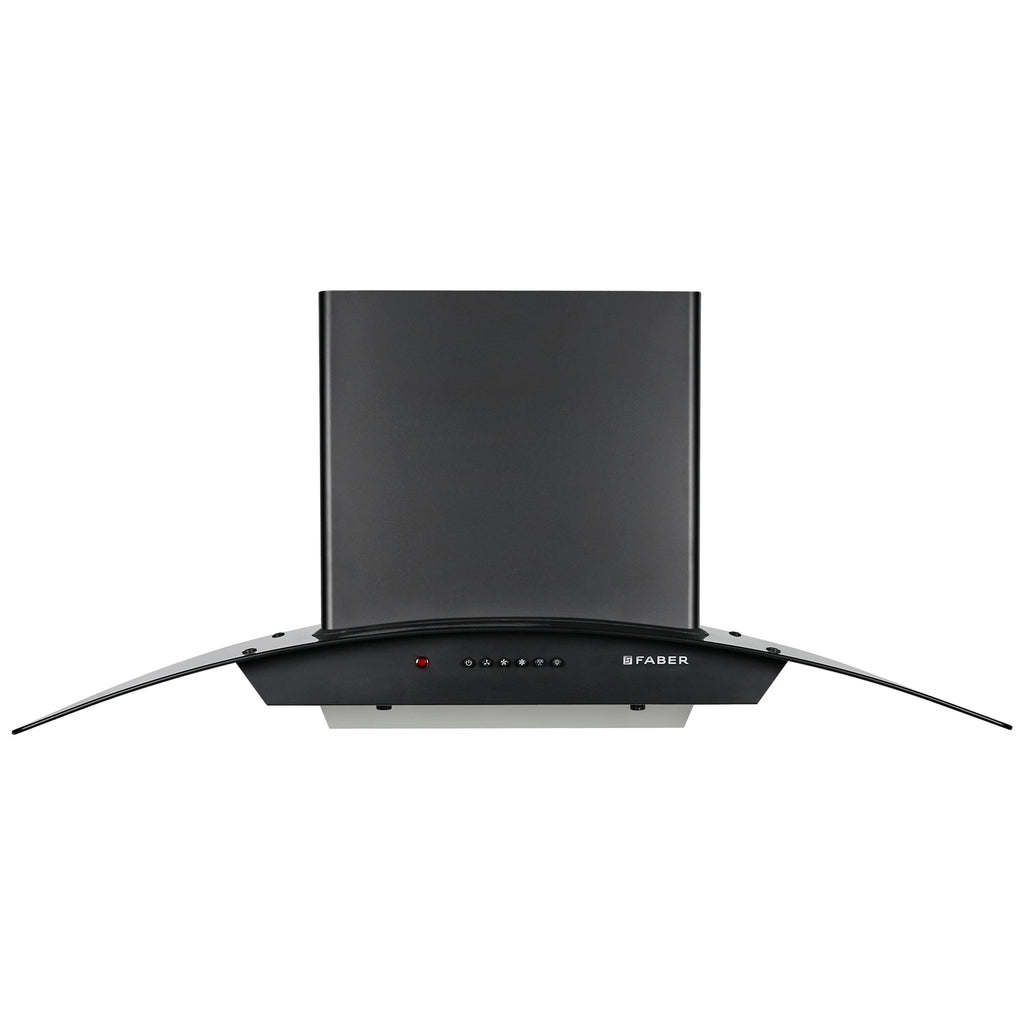 Top-rated chimney hood - HOOD ALPHA IN HC PB FL BK 90