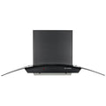 Top-rated chimney hood - HOOD ALPHA IN HC PB FL BK 90