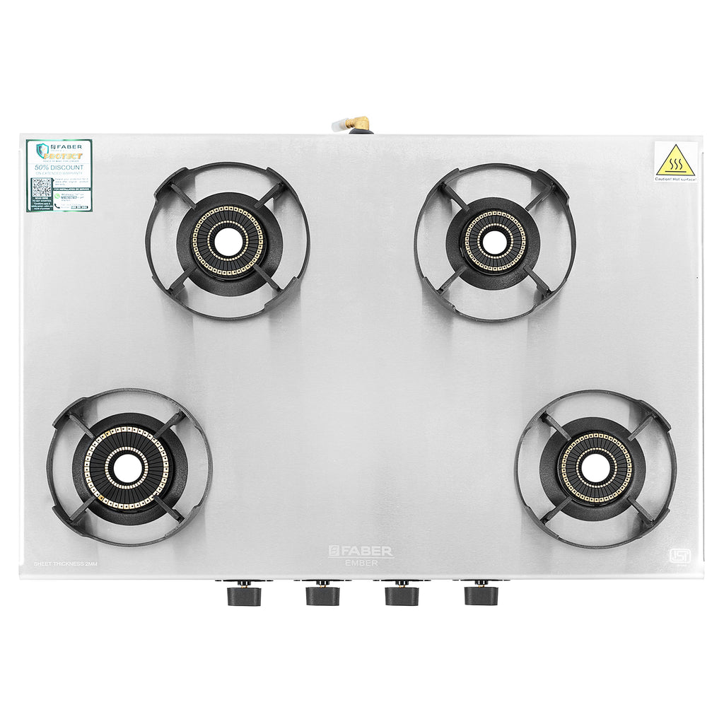 COOKTOP EMBER 4BB SS CI
