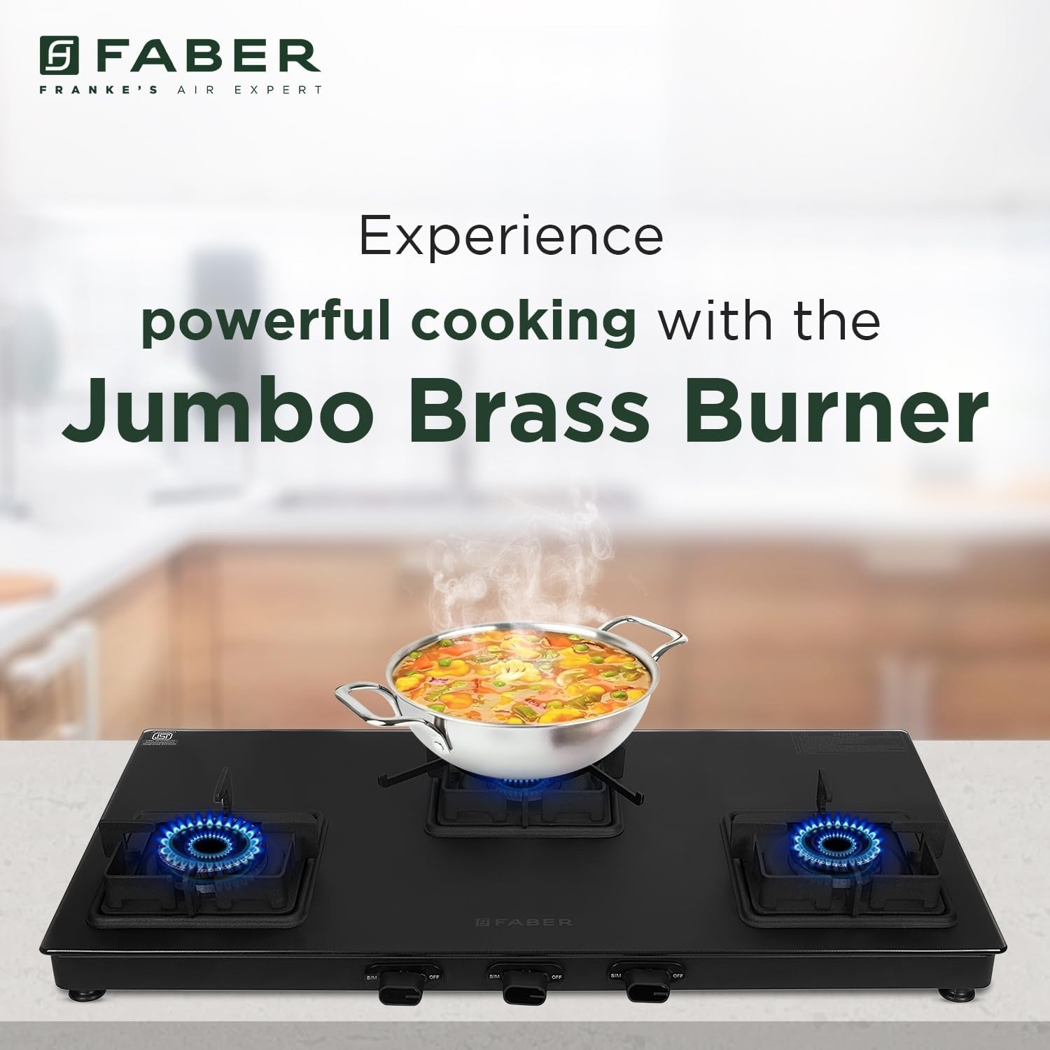 COOKTOP BLOSSOM 3BB BK CI