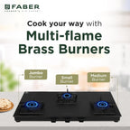 COOKTOP BLOSSOM 3BB BK CI