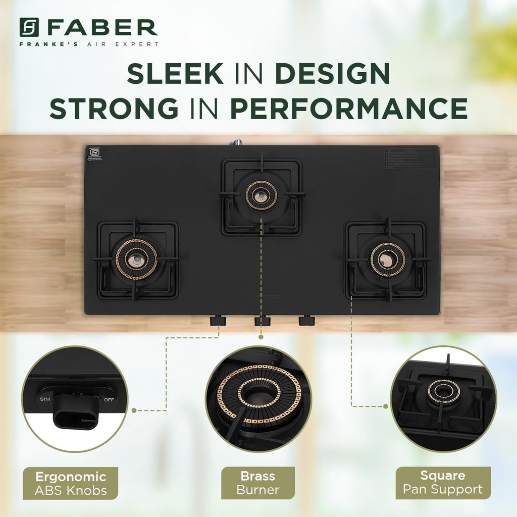 COOKTOP BLOSSOM 3BB BK CI