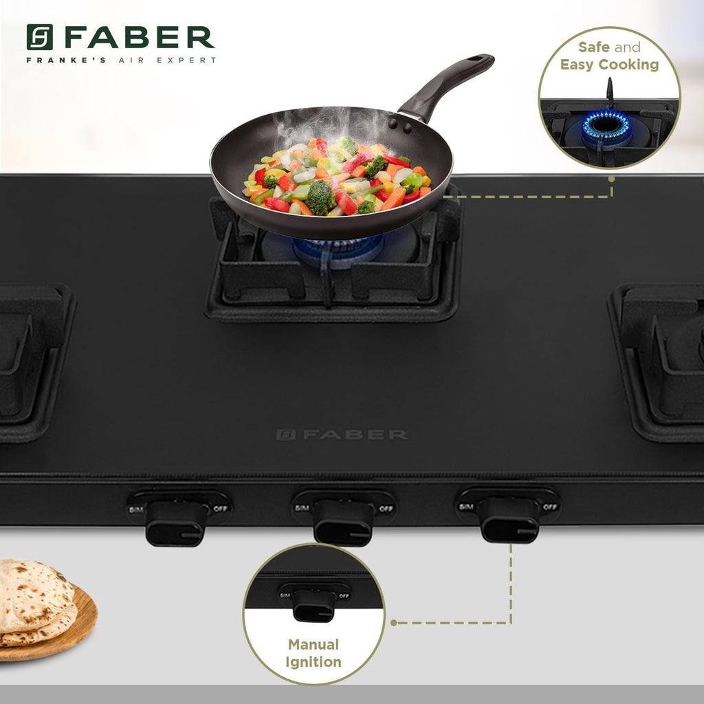 COOKTOP BLOSSOM 3BB BK CI