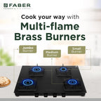 COOKTOP BLOSSOM 4BB BK CI