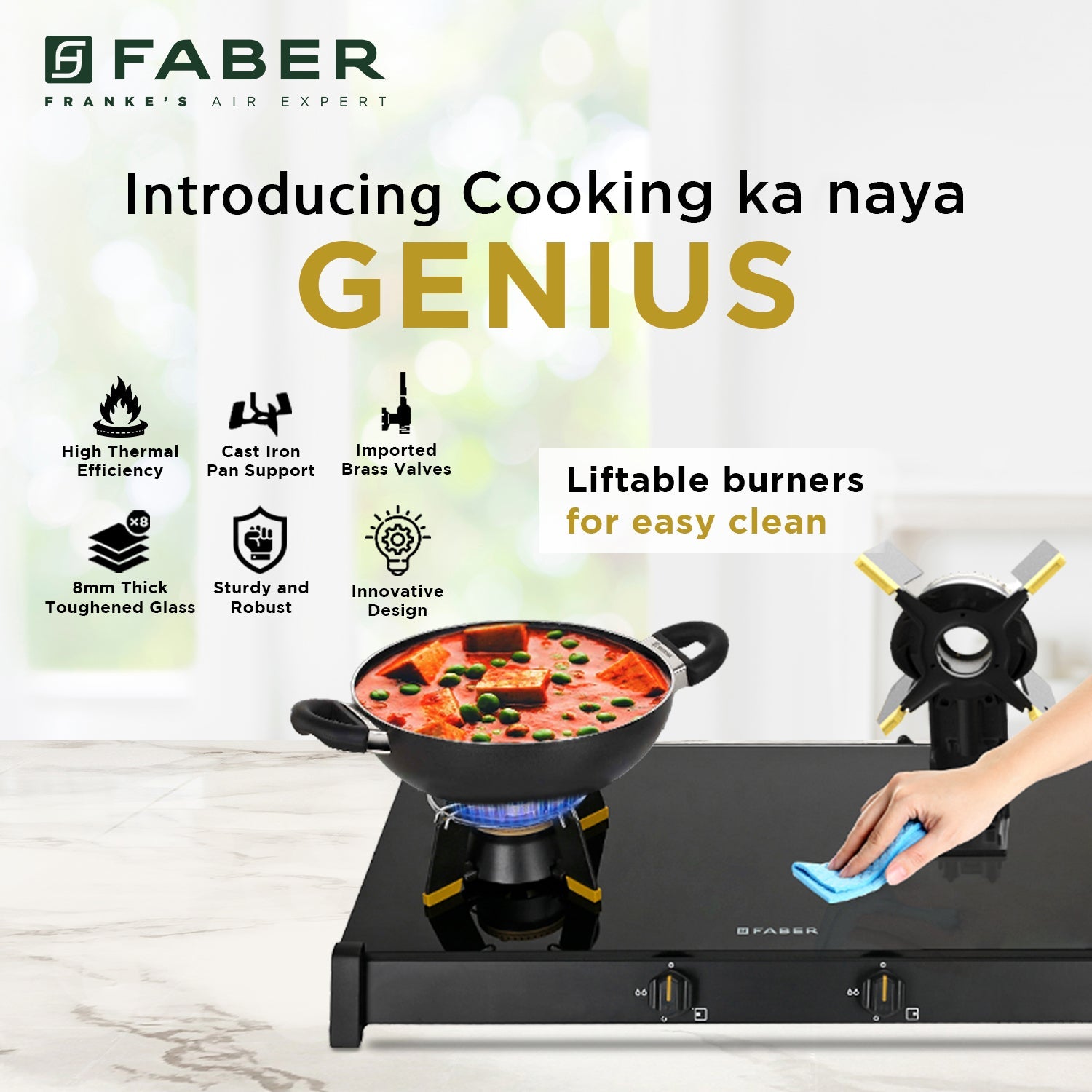Top-Quality Genius 752 BK Cooktop - Buy Today!