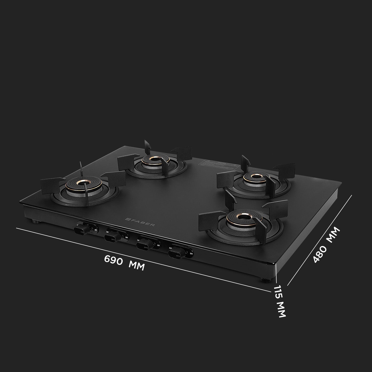 COOKTOP NEBULA 4BB BK