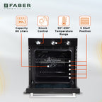 Shop Faber FBIO 80L 4F BK Built in Oven