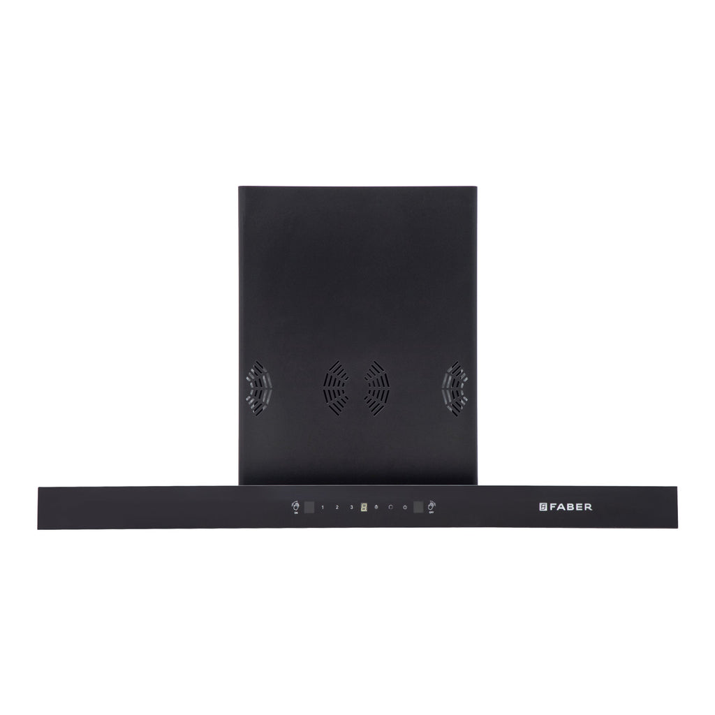 Faber HOOD SILENCIO 3D IND HC SC FL BK 90cm Kitchen Chimney