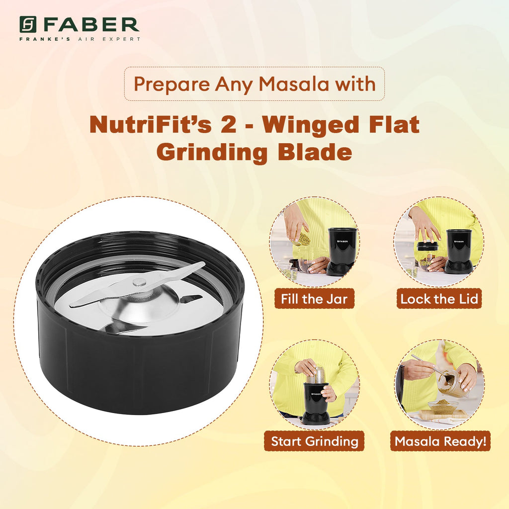 Buy SPORTZ BLENDER FSB 2in1 Nutrifit Nero Online at best price Faber India