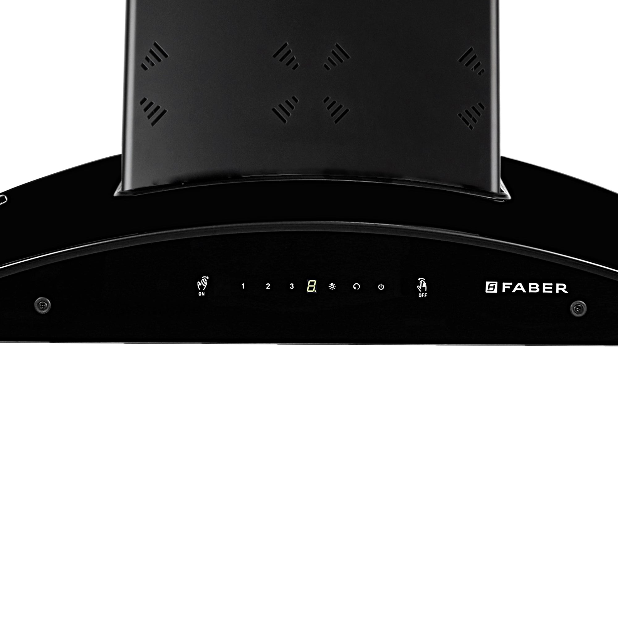 Buy now Faber HOOD ELLORA 3D IN HC SC BF BK 75 Kitchen Chimney Online