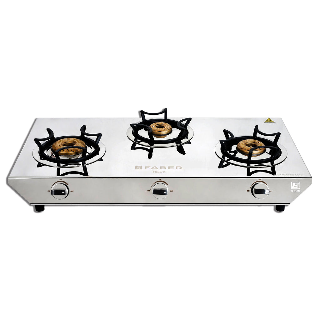 Faber India HOB COOKTOP HILUX MAX 3BB SS Hobtop For Kitchen