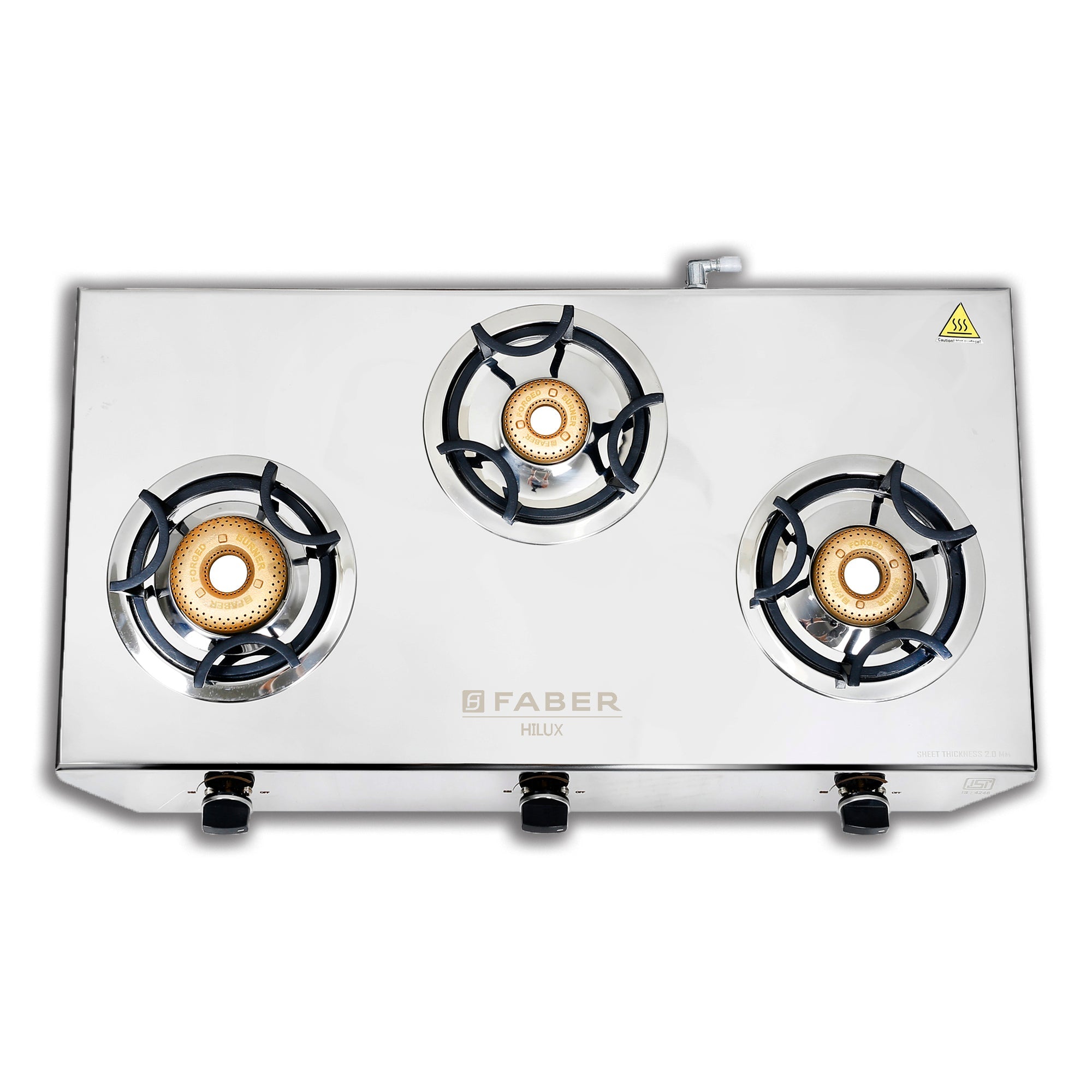 Faber India HOB COOKTOP HILUX MAX 3BB SS Hobtop
