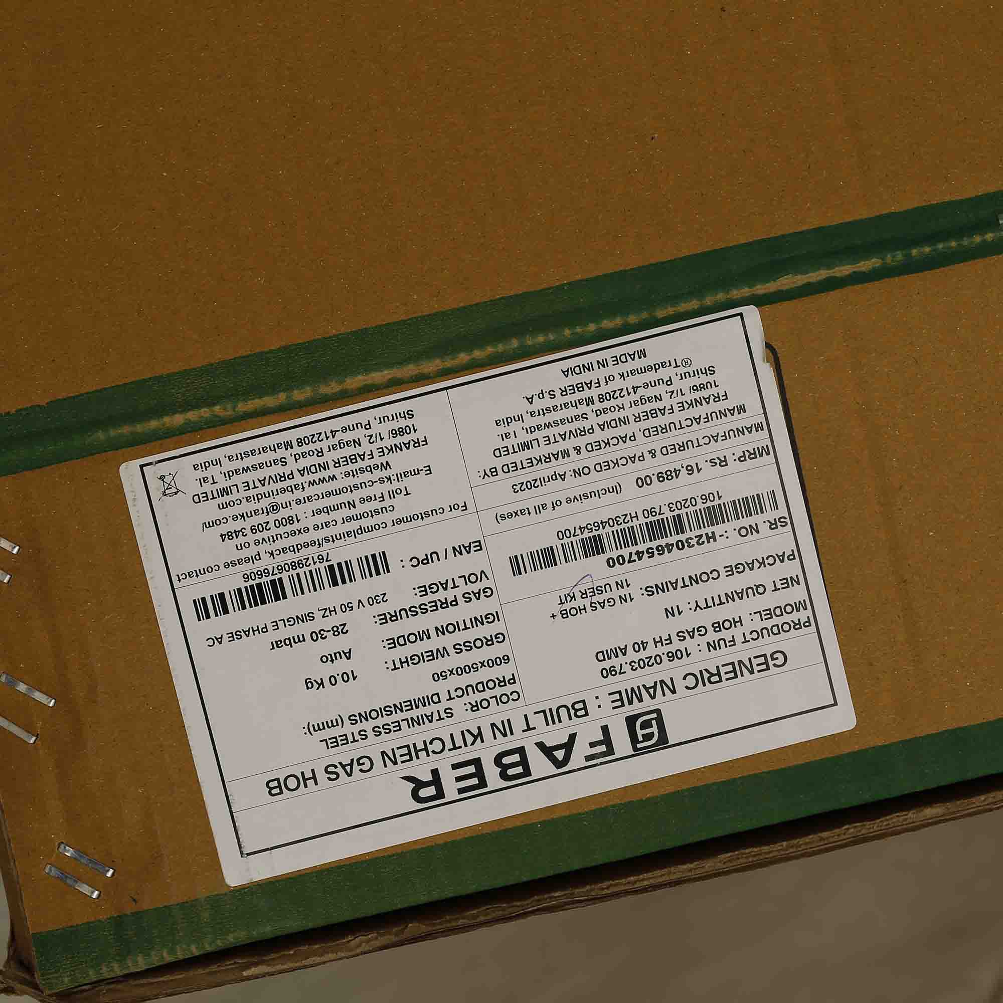 HOB GAS FH 40 AMD