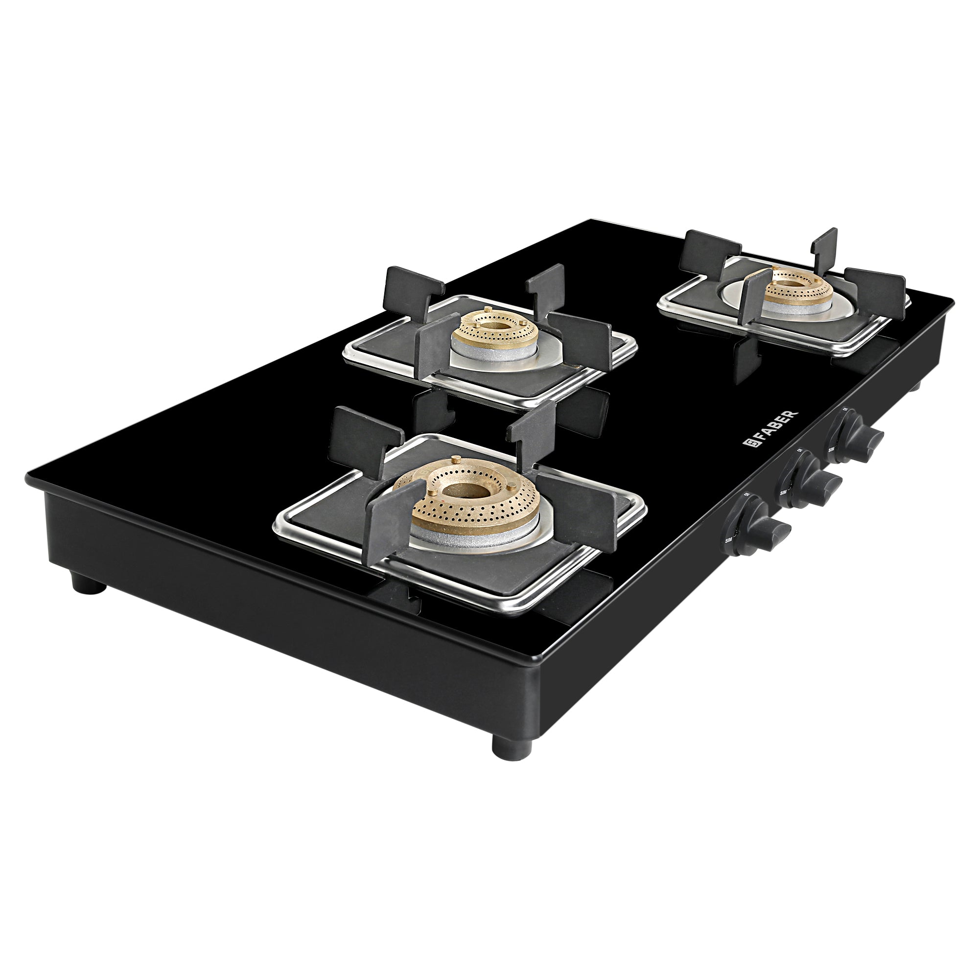 Shop Faber India  HOB COOKTOP PEARL 3BB BK Hobtop Online