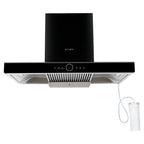 Faber India HOOD THUNDERBOLT FL SW SC BK 90 Chimney