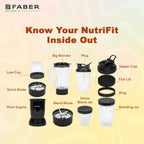 Faber SPORTZ BLENDER FSB 5in1 Nutrifit Nero