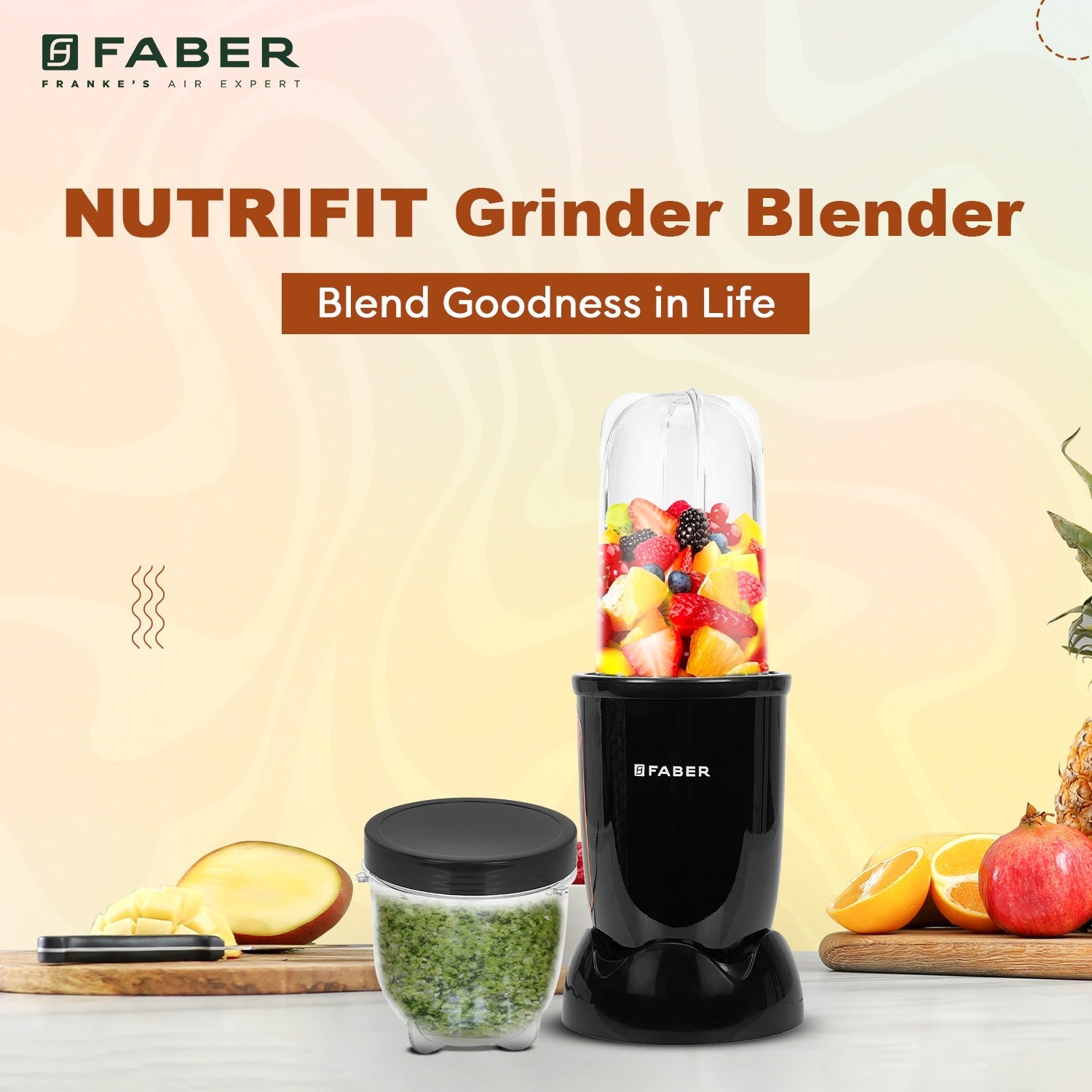 Faber SPORTZ BLENDER FSB 2in1 Nutrifit Nero