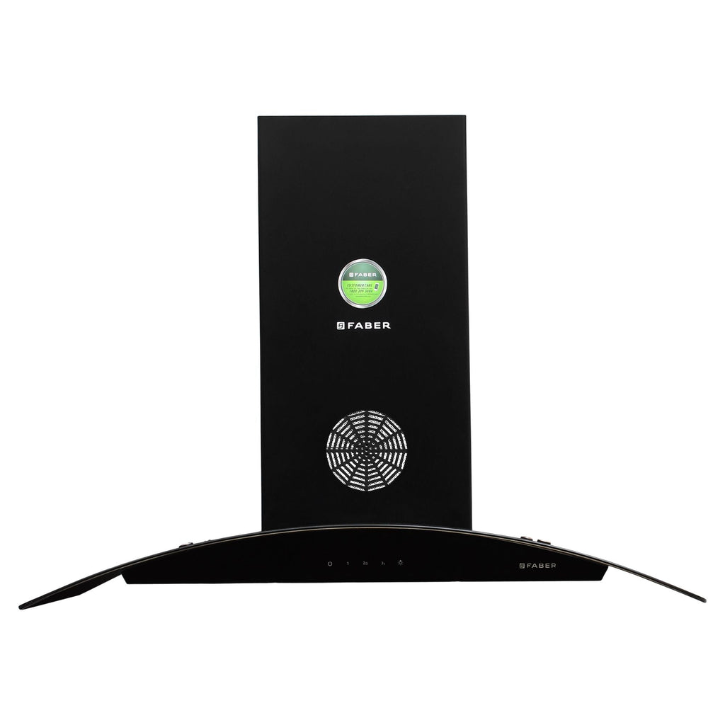 Faber FEEL 3D PLUS MAX T2S2 BK TC 90cm Kitchen Chimney
