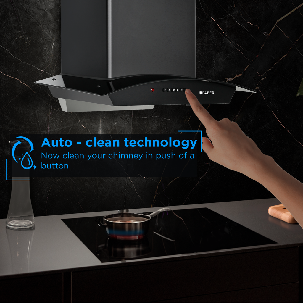 Experience superior air purification with Faber kitchen chimney