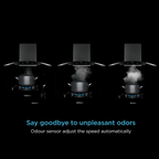 Upgrade your kitchen with the stylish Stella 3D chimney hood