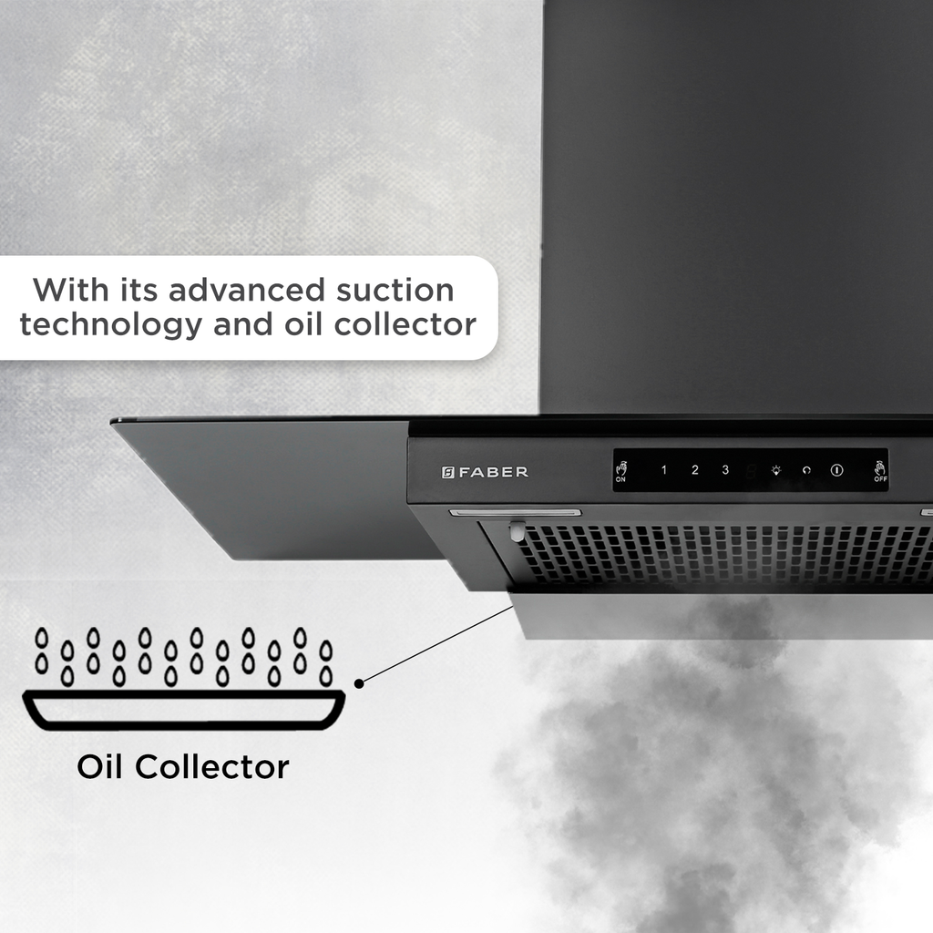 Shop Faber Hood Mercury Pro HC SC FL BK 90cm Kitchen Chimney