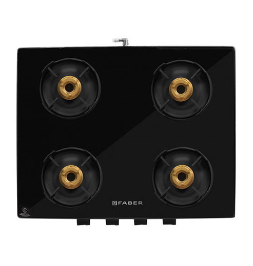 Faber Cooktop Onyx 4BB BK CI Cooktop For Kitchen