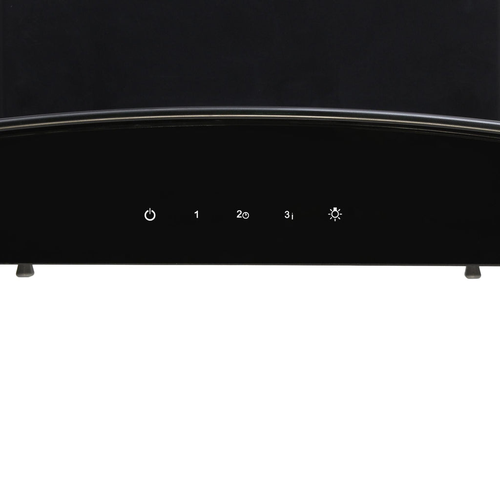 Push Button Modern Black Chimney