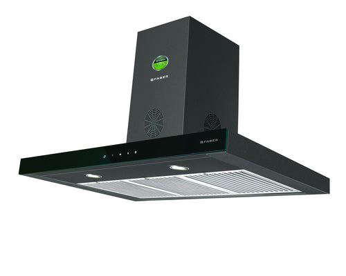 Faber STILUX 3D PLUS MAX T2S2 BK TC 90cm Kitchen Chimney